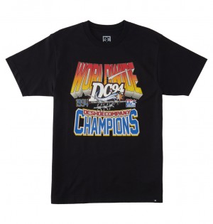 DC 94 Champs Men T-Shirt Black | US-3908HMC