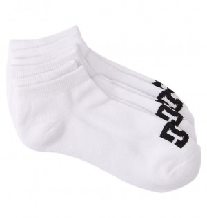 DC Ankle Men Socks White | US-3654KBC