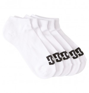 DC Ankle Men Socks White | US-8612CNX