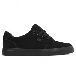 DC Anvil Men Sneakers Black | US-7569VXC