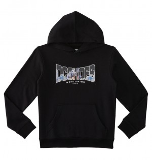 DC Astro Pullover Kids' Hoodie Black | US-7041DFH