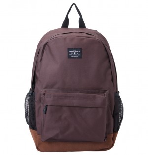 DC Backsider Core 20L Medium Men Backpacks Chocolate | US-3409PSV