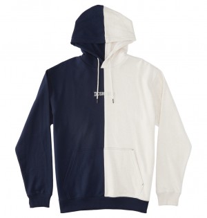 DC Baseline Ph Men Hoodie Navy | US-4590QHT