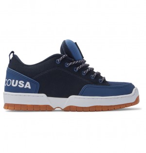 DC Cafe x DC Clocker 2 Men Sneakers Navy | US-2741GYK