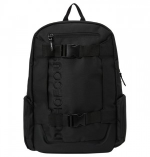 DC Chalkers 28L Large Skate Men Backpacks Black | US-0251ACM