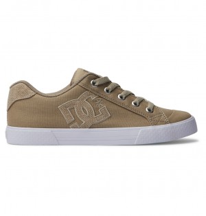 DC Chelsea Women Sneakers Grey Brown | US-3158YLF