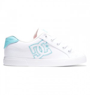 DC Chelsea Women Sneakers White / Blue | US-3218MZW