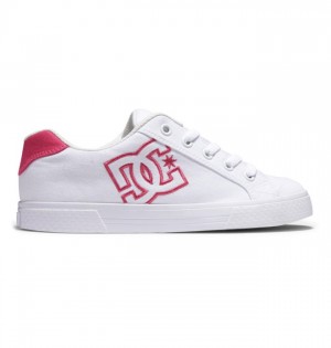 DC Chelsea Women Sneakers White / Pink | US-0197QOA