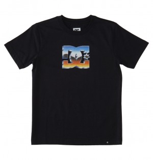 DC Chrome Kids' T-Shirt Black | US-9135CID