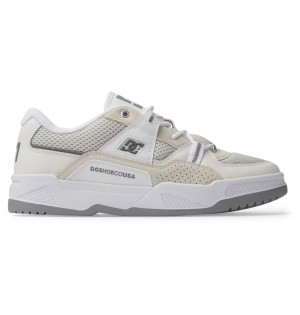 DC Construct Men Sneakers White | US-9584CHP