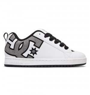 DC Court Graffik Men Sneakers White / Grey | US-2079TMR