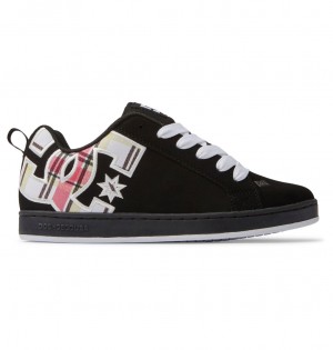 DC Court Graffik Women Sneakers Grunge Plaid | US-1568UKN