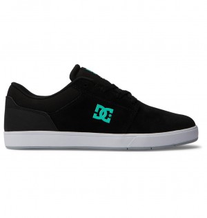 DC Crisis 2 Men Sneakers Black / Green | US-0167ALG