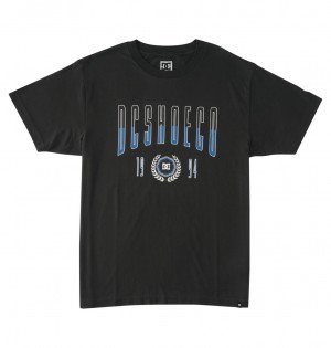 DC Dropout Men T-Shirt Black | US-1086JLS