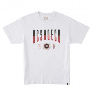 DC Dropout Men T-Shirt White | US-7548GVB