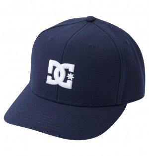 DC Empire Snapback Men Caps Navy | US-2790SNZ