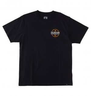 DC Eurostep Men T-Shirt Black | US-3078OTV