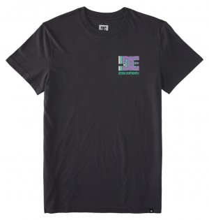 DC Explorer Men T-Shirt Black | US-0917ZFM