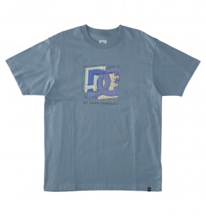 DC Fine Art Men T-Shirt Blue | US-9640LDI