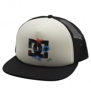 DC Gas Station Trucker Men Caps White | US-8159YNL