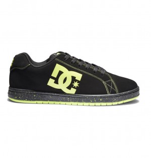 DC Gaveler Men Sneakers Black / Light Green | US-7861JTY