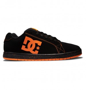 DC Gaveler Men Sneakers Black / Orange | US-4706BED