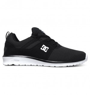 DC Heathrow Women Sneakers Black / White | US-3420DHZ