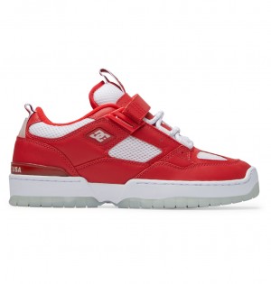 DC JS-1 Shanahan Pro Men Skate Shoes Red / White | US-7308NZC