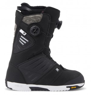 DC Judge BOA® Men Snowboard Boots Black / White | US-0869MOG