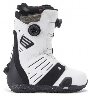 DC Judge Step On BOA® Men Snowboard Boots White / Black | US-6913SCG