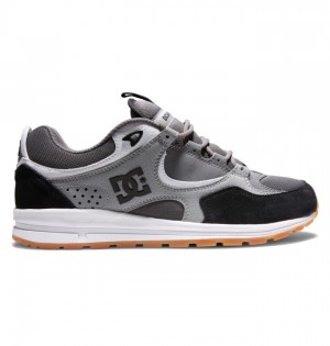 DC Kalis Lite Men Skate Shoes Black / Grey / White | US-4025WVF