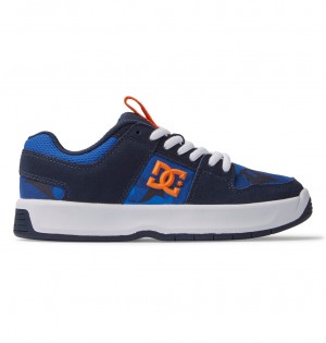 DC Lynx Zero Kids' Sneakers Blue / Orange | US-3971AEH