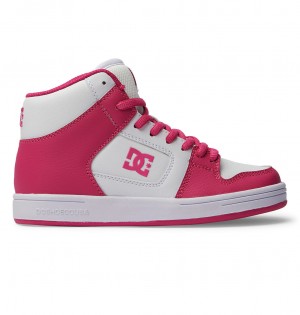 DC Manteca 4 HI Kids' Sneakers Pink | US-0895TEQ