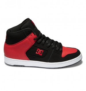 DC Manteca 4 HI Men Sneakers Black / Red | US-3682FYI