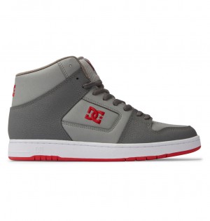 DC Manteca 4 HI Men Sneakers White / Grey / Orange | US-0518LWM