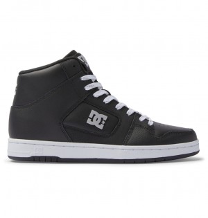 DC Manteca 4 Hi High-Top Women Sneakers Black / Silver | US-4982MUF