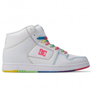 DC Manteca 4 Hi High-Top Women Sneakers White / Multicolor | US-2689TRG