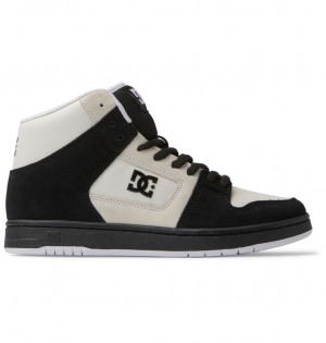 DC Manteca 4 Hi High-Top Women Sneakers White / Black | US-5921VUJ