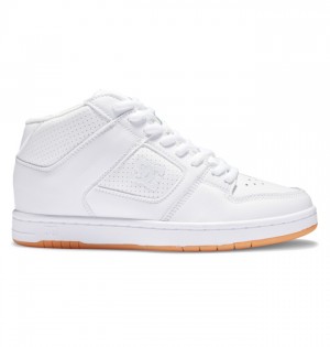 DC Manteca 4 MID Mid-Top Women Sneakers White | US-9837EOA