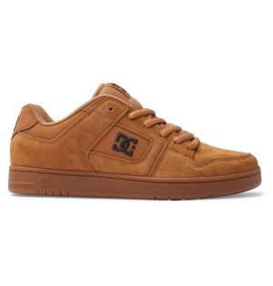 DC Manteca 4 Men Skate Shoes Brown | US-0485UWY