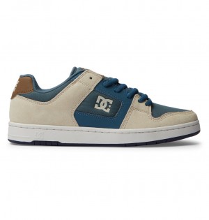 DC Manteca 4 Men Sneakers Grey / Blue / White | US-9321TEG