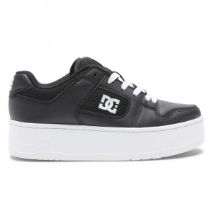 DC Manteca 4 Platform Women Sneakers Black / White | US-2647QHY