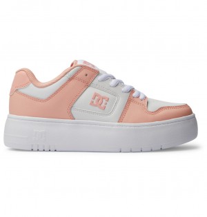 DC Manteca 4 Platform Women Sneakers Coral | US-7418LKX