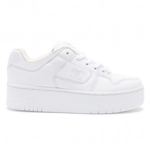 DC Manteca 4 Platform Women Sneakers White | US-4892CBW