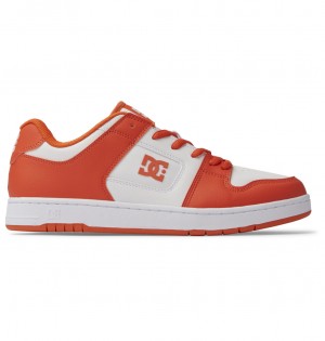 DC Manteca 4 Sn Men Sneakers White / Orange | US-7809VQU