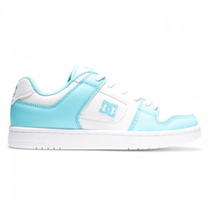 DC Manteca 4 Women Sneakers White / Blue | US-8732BXK