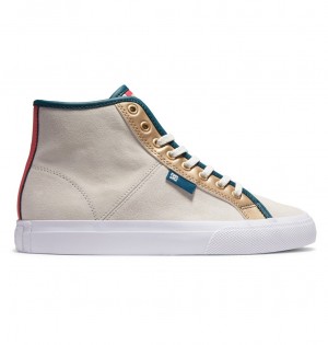 DC Manual Hi High-Top Women Sneakers Brown | US-8397UIP