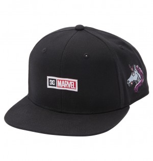 DC Marvel Deadpool x DC Snapback Men Caps Black | US-1748APB