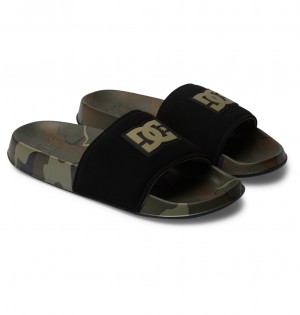 DC Men Slides White / Black / Camo | US-5312GEM