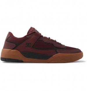 DC Metric Men Sneakers Burgundy | US-6291OUZ